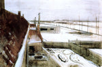  Vincent Van Gogh View from the Window of Vincent's Studio in Winter - Hand Painted Oil Painting
