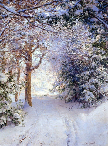  Walter Launt Palmer Snowy Landscape - Hand Painted Oil Painting