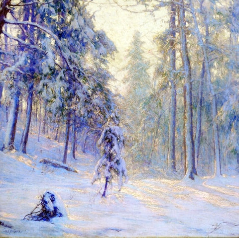  Walter Launt Palmer Winter Haze - Hand Painted Oil Painting