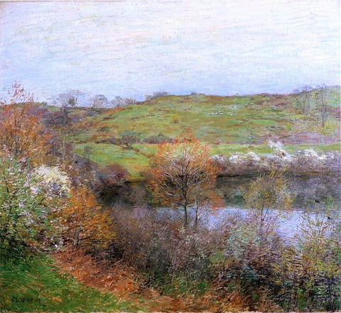  Willard Leroy Metcalf Buds and Blossoms - Hand Painted Oil Painting