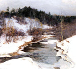  Willard Leroy Metcalf The Frozen Pool, March - Hand Painted Oil Painting