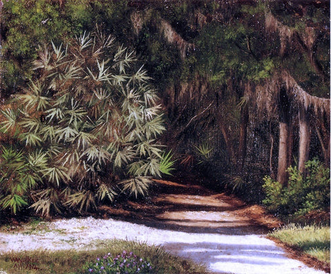  William Aiken Walker Forest Scene with Moss-Covered Trees and Bamboo - Hand Painted Oil Painting