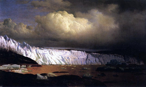  William Bradford View of Sermitsialik Glacier - Hand Painted Oil Painting