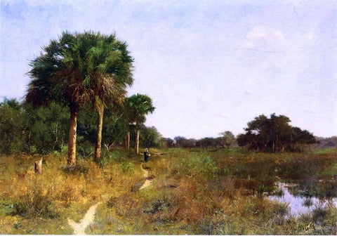  William Lamb Picknell Midwinter in Florida - Hand Painted Oil Painting