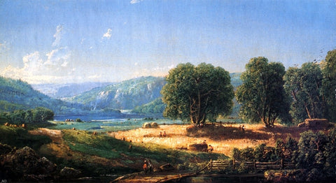  William Louis Sonntag Pastoral Landscape (also known as Spring on the Little Miami, Ohio) - Hand Painted Oil Painting