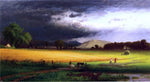 William M Hart Harvest Scene - Valley of the Delaware - Hand Painted Oil Painting