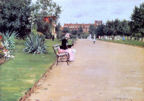  William Merritt Chase The Park - Hand Painted Oil Painting