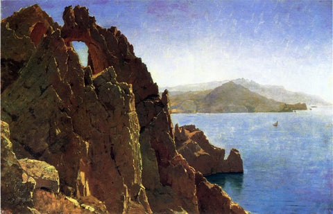  William Stanley Haseltine Natural Arch, Capri - Hand Painted Oil Painting