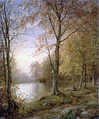  William Trost Richards Indian Summer - Hand Painted Oil Painting