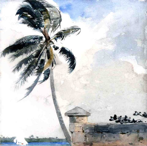  Winslow Homer A Tropical Breeze, Nassau - Hand Painted Oil Painting