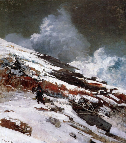  Winslow Homer Winter Coast - Hand Painted Oil Painting