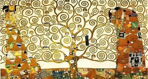  Gustav Klimt Tree of Life Stoclet Frieze - Hand Painted Oil Painting