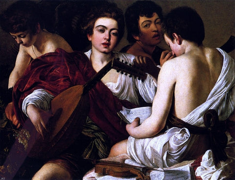  Caravaggio The Concert - Hand Painted Oil Painting