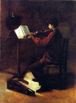  Francois Bonvin Violinist - Hand Painted Oil Painting