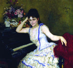  Ilia Efimovich Repin Portrait of Pianist and Professor of Saint-Petersburg Conservatory Sophie Menter - Hand Painted Oil Painting