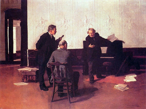  Louis C Moeller The Music Lovers - Hand Painted Oil Painting