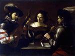  Mattia Preti Concert - Hand Painted Oil Painting