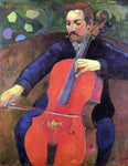  Paul Gauguin The Cellist (also known as Portrait of Fritz Scheklud) - Hand Painted Oil Painting