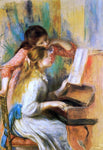  Pierre Auguste Renoir Girls at the Piano - Hand Painted Oil Painting