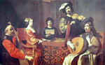  Robert Tournieres Concert - Hand Painted Oil Painting