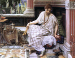  Sir Edward John Poynter Chloe, Dulces Docta Modos et Citharae Sciens - Hand Painted Oil Painting