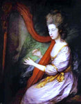  Thomas Gainsborough Louisa, Lady Clarges - Hand Painted Oil Painting