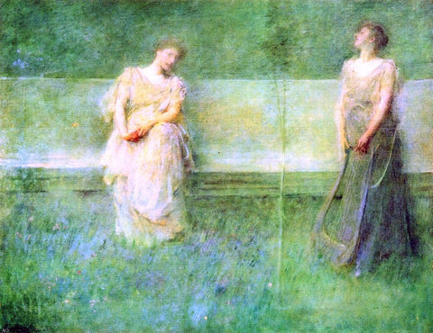  Thomas Wilmer Dewing The Song - Hand Painted Oil Painting