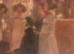  Gustav Klimt Schubert at the Piano - Hand Painted Oil Painting
