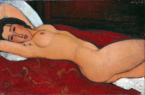  Amedeo Modigliani Reclining Nude - Hand Painted Oil Painting