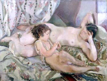  Armando Spadini Maternity - Hand Painted Oil Painting