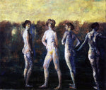  Arthur B Davies Four Figures - Hand Painted Oil Painting