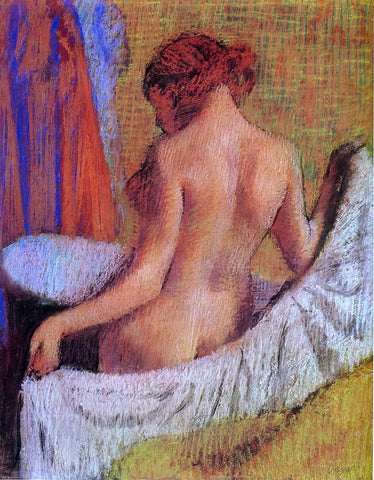  Edgar Degas After the Bath - Hand Painted Oil Painting