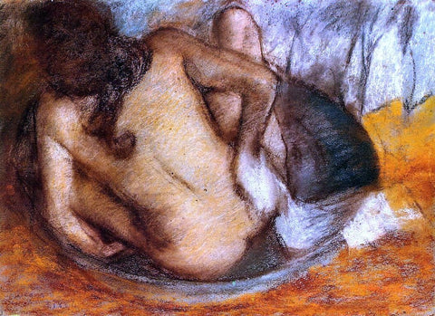  Edgar Degas Nude in a Tub - Hand Painted Oil Painting