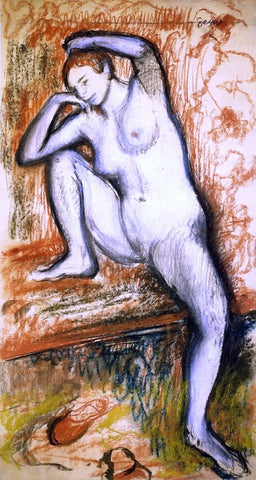 Edgar Degas Nude Study of a Dancer - Hand Painted Oil Painting