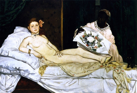  Edouard Manet Olympia - Hand Painted Oil Painting