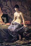  Elihu Vedder Roman Model Posing - Hand Painted Oil Painting