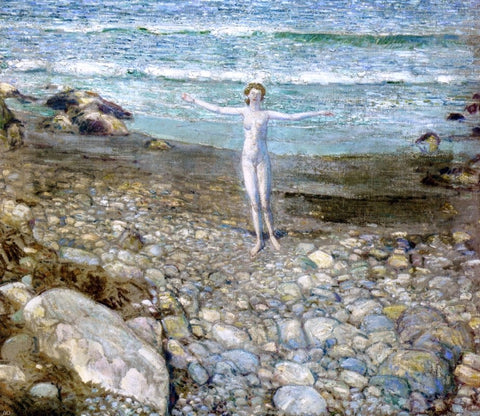  Frederick Childe Hassam Incoming Tide - Hand Painted Oil Painting