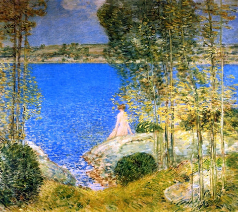  Frederick Childe Hassam The Bather - Hand Painted Oil Painting