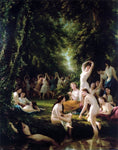  Fritz Zuber-Buhler La Reine Bacchanal - Hand Painted Oil Painting