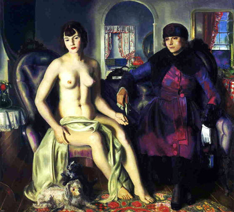  George Wesley Bellows Two Women (also known as Sacred and Profane Love) - Hand Painted Oil Painting
