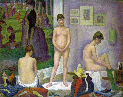  Georges Seurat Models - Hand Painted Oil Painting