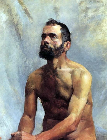  Henri De Toulouse-Lautrec Academic Study 'Nude' - Hand Painted Oil Painting