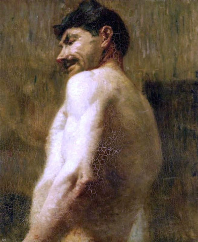  Henri De Toulouse-Lautrec Bust of a Nude Man - Hand Painted Oil Painting