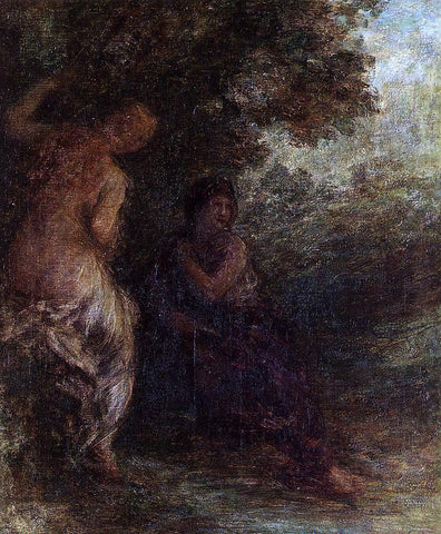  Henri Fantin-Latour Two Bathers (also known as The Surprise) - Hand Painted Oil Painting