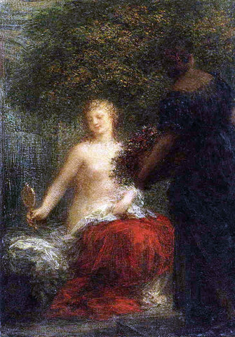  Henri Fantin-Latour Woman at Her Toilette - Hand Painted Oil Painting