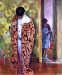  Henri Lebasque Japanese Robe - Hand Painted Oil Painting