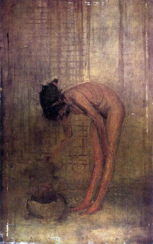  James McNeill Whistler Nude Girl with a Bowl - Hand Painted Oil Painting
