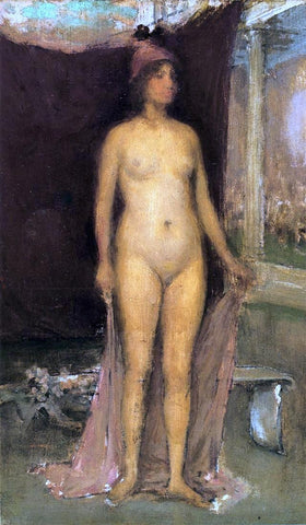  James McNeill Whistler Purple and Gold: Phryne the Superb! - Builder of Temples - Hand Painted Oil Painting