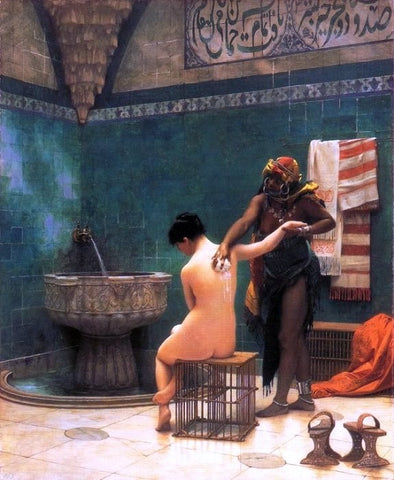  Jean-Leon Gerome The Bath - Hand Painted Oil Painting