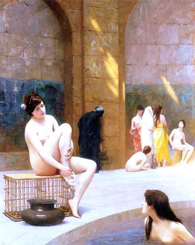  Jean-Leon Gerome Women Bathing - Hand Painted Oil Painting